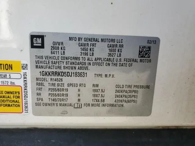 2013 GMC ACADIA SLT-1