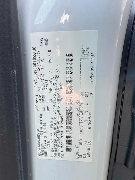 2019 FORD TRANSIT T-150  
