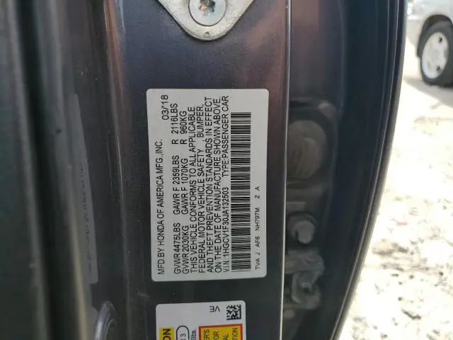 2018 HONDA ACCORD SPORT  