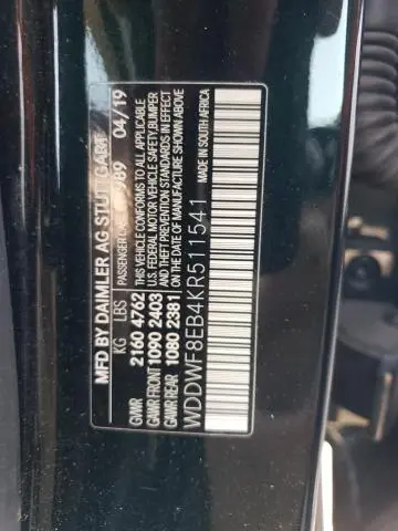 2019 MERCEDES-BENZ C 300 4MATIC  