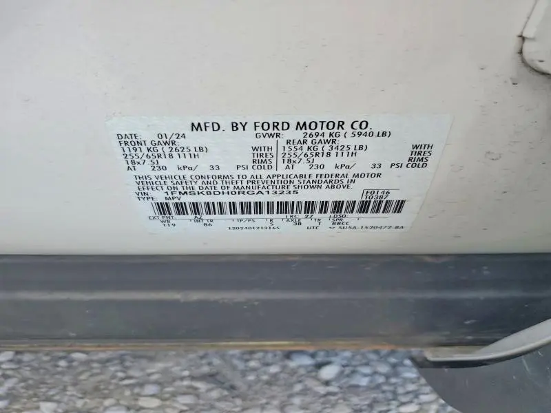 2024 FORD EXPLORER XLT  