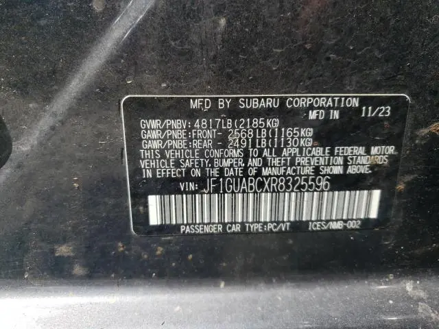 2024 SUBARU IMPREZA   