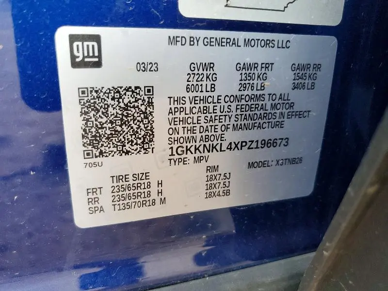 2023 GMC ACADIA SLE  