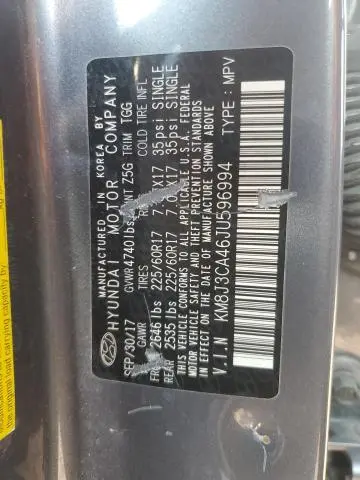 2018 HYUNDAI TUCSON SEL  