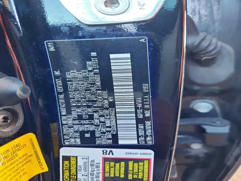 2011 TOYOTA VENZA FWD 4CYL  