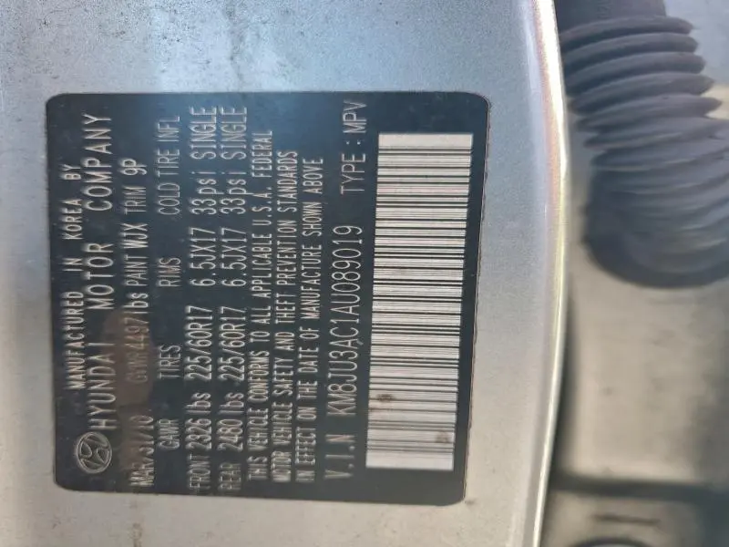 2010 HYUNDAI TUCSON GLS  