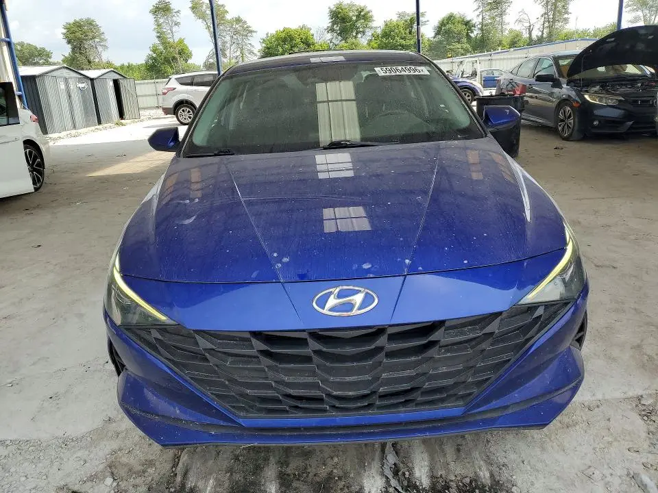 2022 HYUNDAI ELANTRA BLUE  