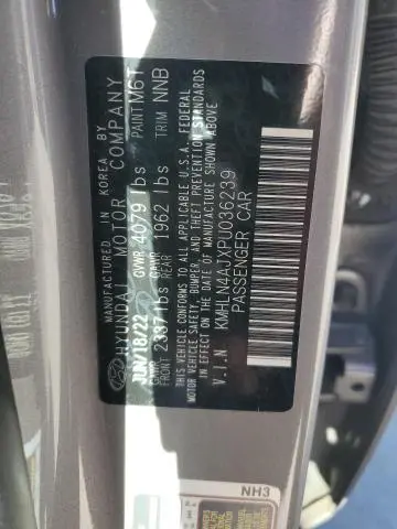 2023 HYUNDAI ELANTRA LIMITED  