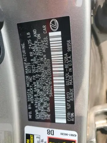 2020 LEXUS ES 350  