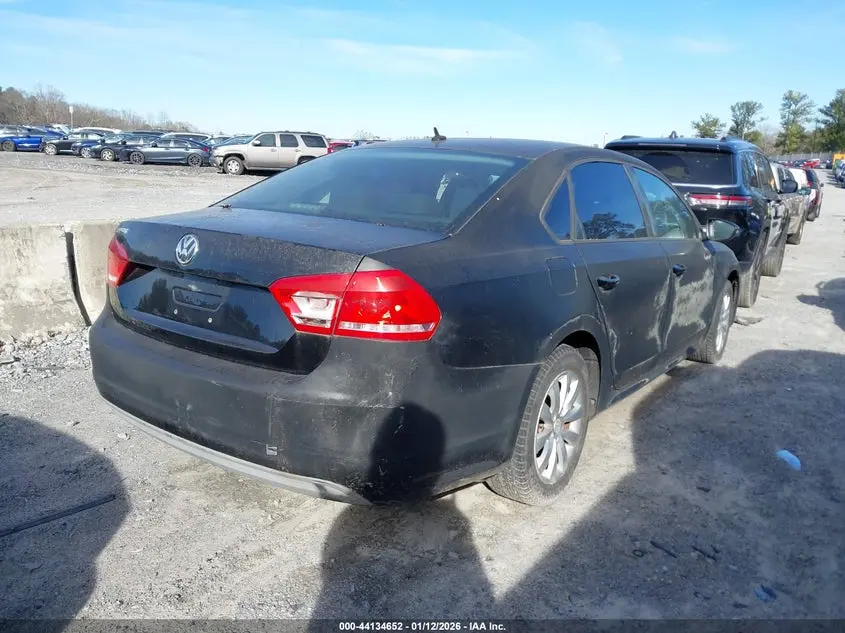 2012 VOLKSWAGEN PASSAT 2.5L S