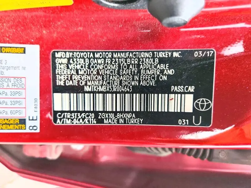 2018 TOYOTA C-HR XLE PREMIUM  