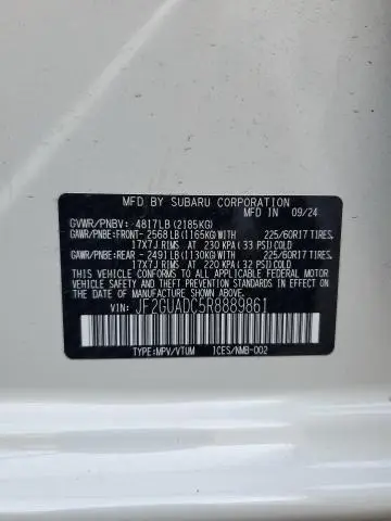 2024 SUBARU CROSSTREK PREMIUM  