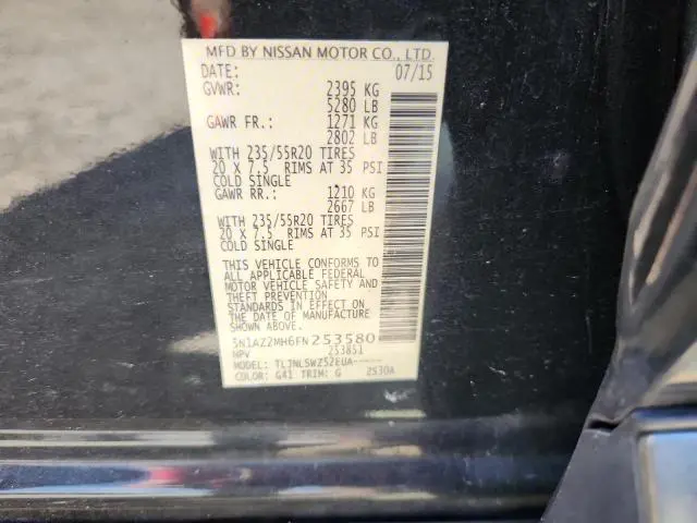 2015 NISSAN MURANO S