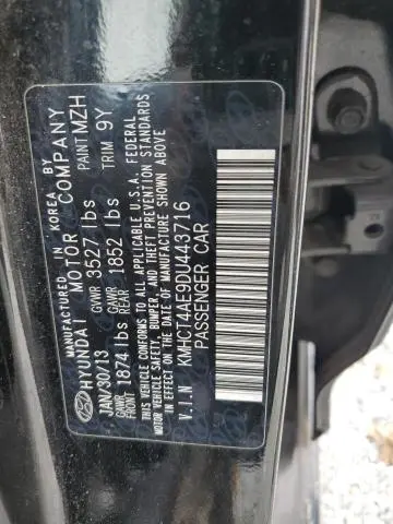 2013 HYUNDAI ACCENT GLS  