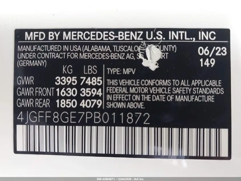 2023 MERCEDES-BENZ GLS 580 4MATIC