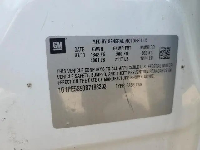 2011 CHEVROLET CRUZE LT  