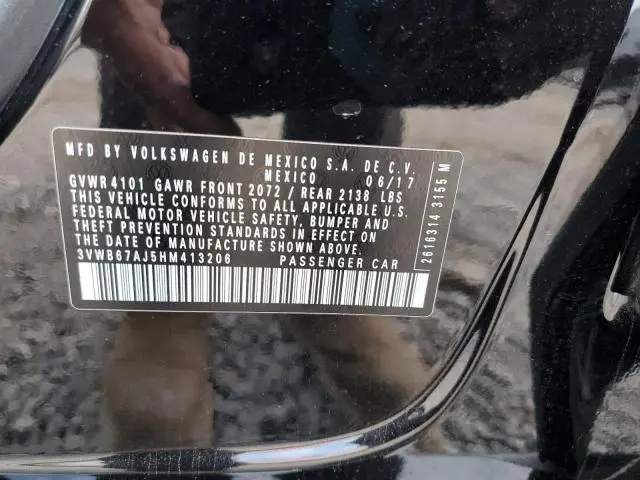 2017 VOLKSWAGEN JETTA SE  