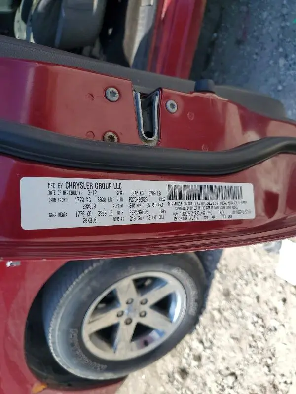 2012 DODGE RAM 1500 ST  
