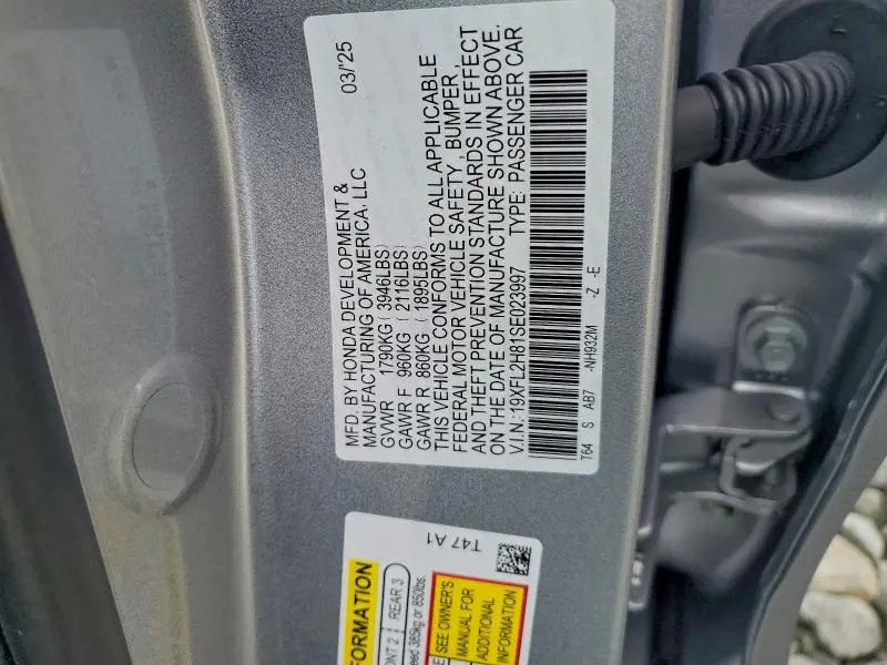 2025 HONDA CIVIC SPORT  