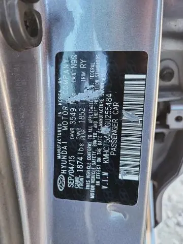 2016 HYUNDAI ACCENT SE  