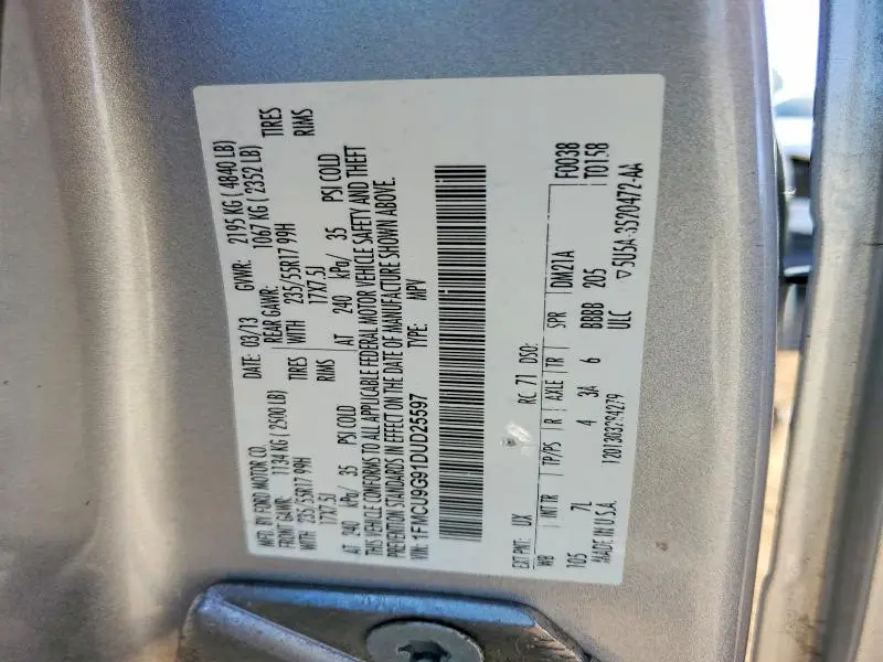 2013 FORD ESCAPE SE  