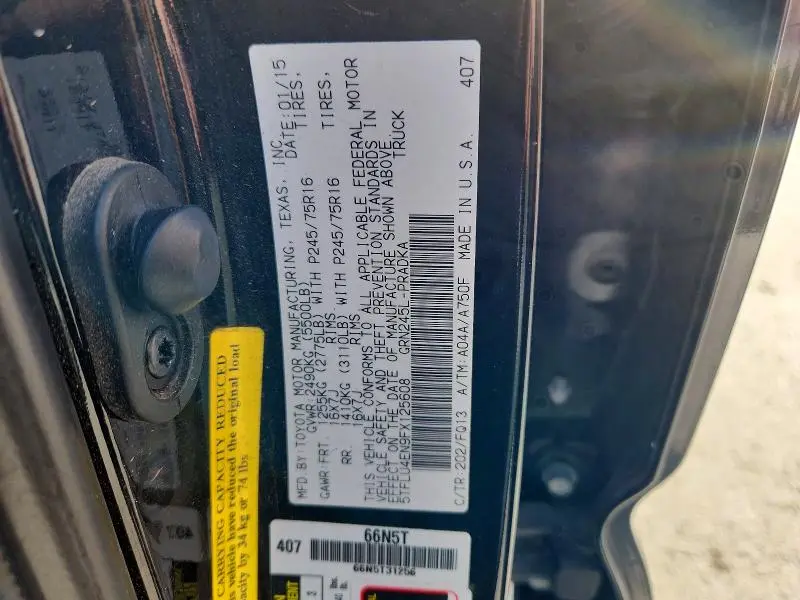 2015 TOYOTA TACOMA V6  