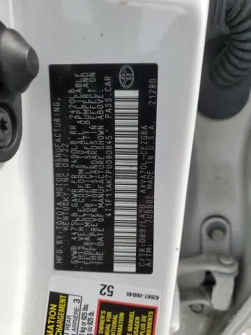 2023 TOYOTA CAMRY XLE  