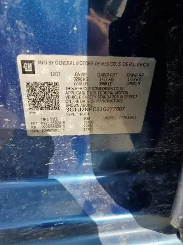 2018 GMC SIERRA K1500 SLT  