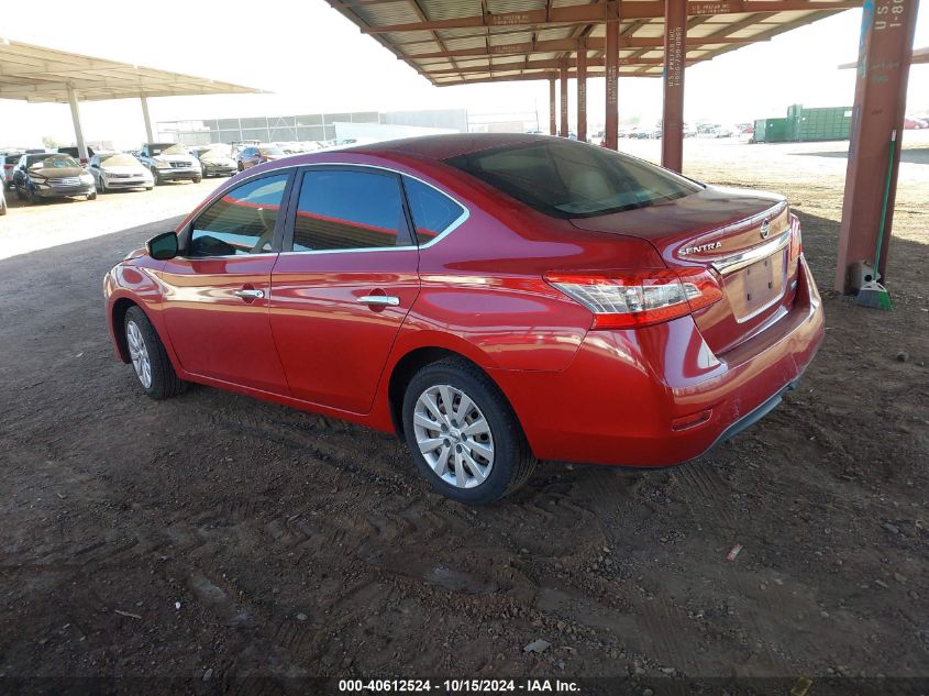 2013 NISSAN SENTRA S