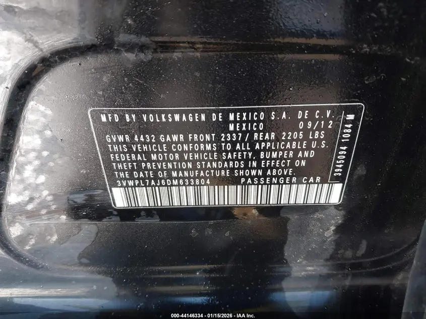 2013 VOLKSWAGEN JETTA SPORTWAGEN 2.0L TDI