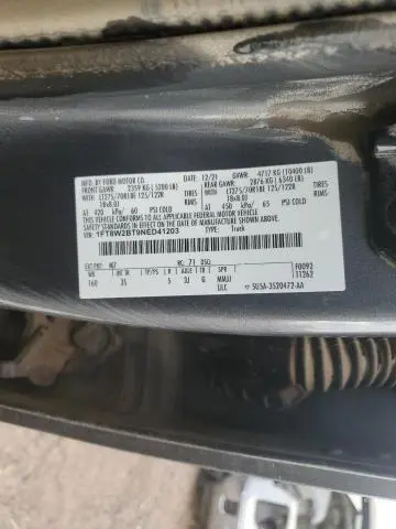 2022 FORD F250 SUPER DUTY