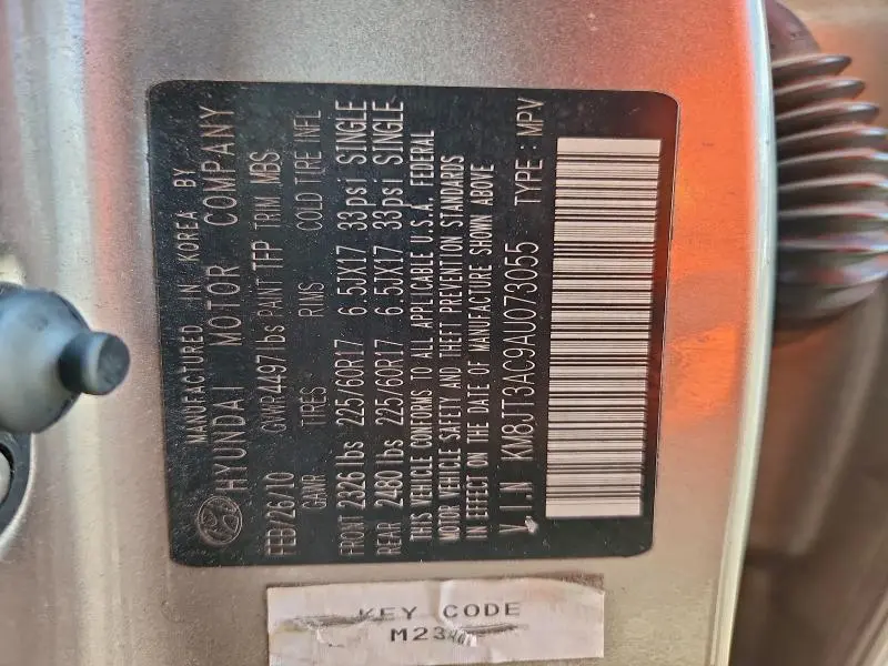 2010 HYUNDAI TUCSON GLS  