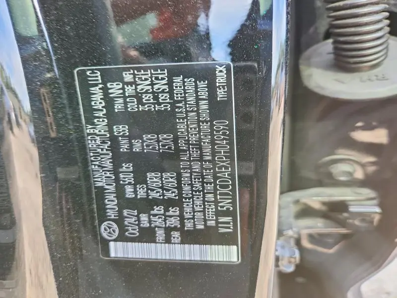 2023 HYUNDAI SANTA CRUZ SEL  