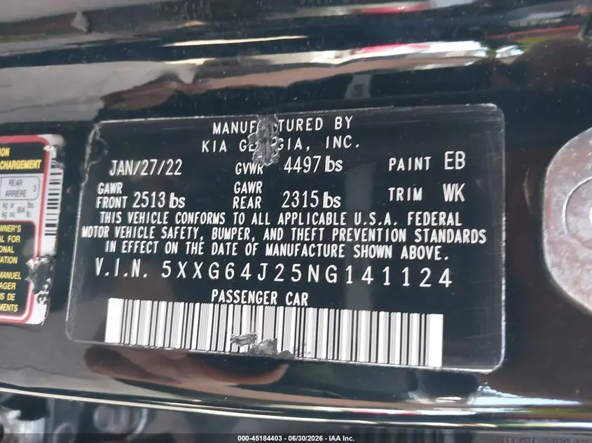 2022 KIA K5 GT-LINE