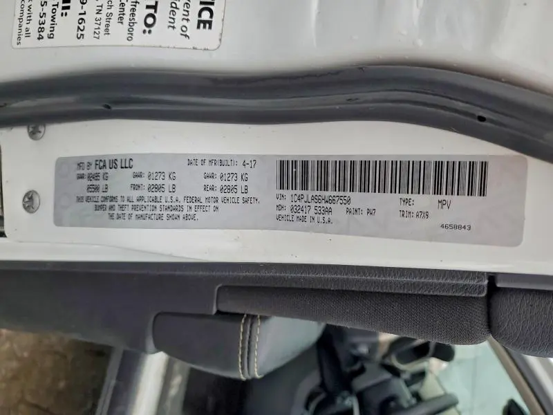 2017 JEEP CHEROKEE SPORT  