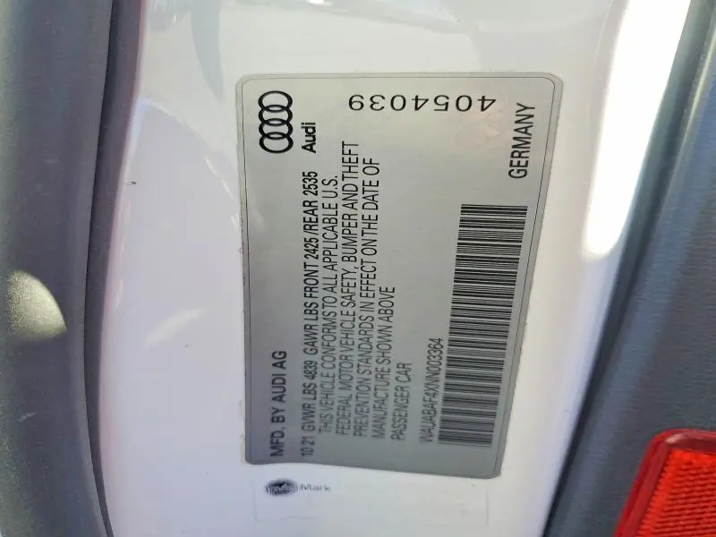 2022 AUDI A4 PREMIUM 40  