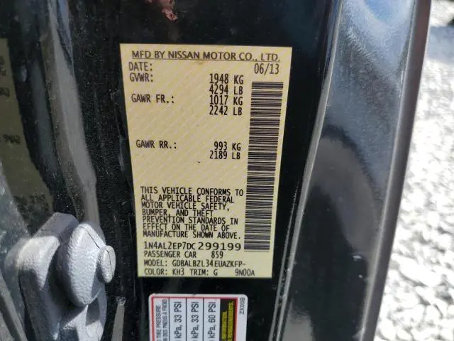 2013 NISSAN ALTIMA S  