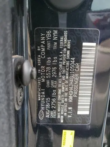 2016 HYUNDAI EQUUS SIGNATURE  