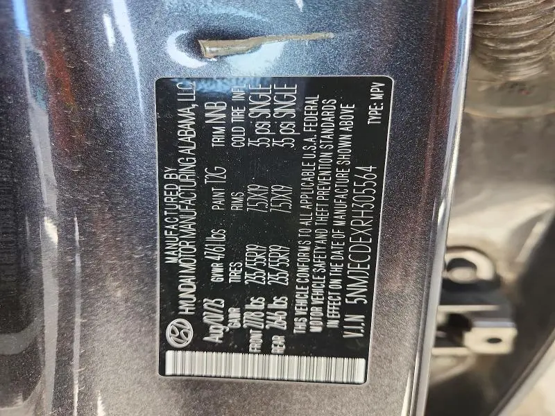 2024 HYUNDAI TUCSON LIMITED  