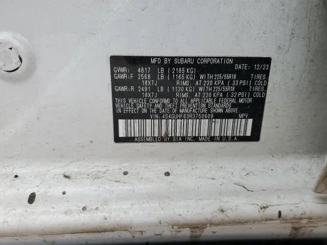 2024 SUBARU CROSSTREK SPORT