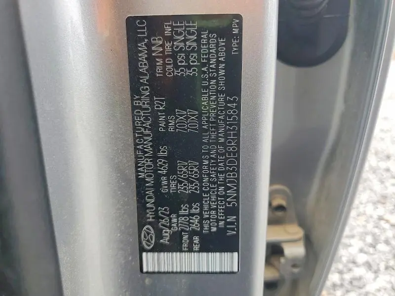 2024 HYUNDAI TUCSON SEL  
