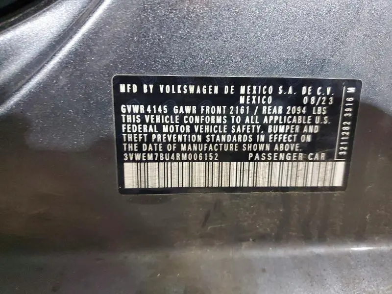 2024 VOLKSWAGEN JETTA SE  