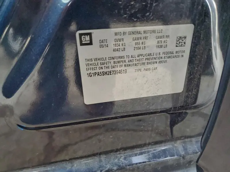 2014 CHEVROLET CRUZE LS  