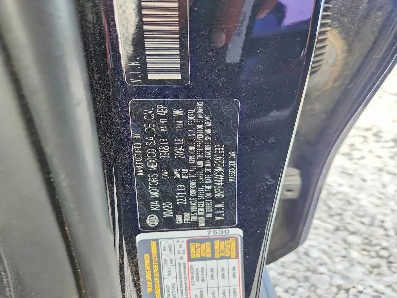 2021 KIA FORTE GT  