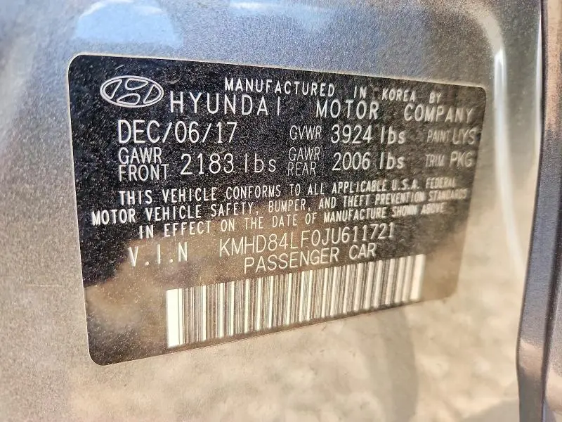2018 HYUNDAI ELANTRA VALUE EDITION  