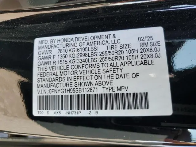 2025 HONDA PILOT BLACK  