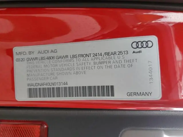 2020 AUDI A4 PREMIUM  
