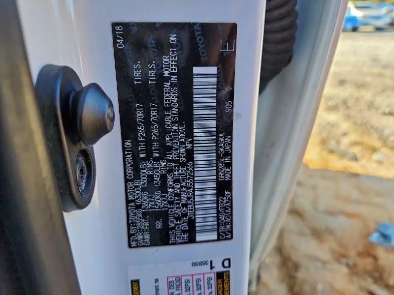 2018 TOYOTA 4RUNNER SR5/SR5 PREMIUM  