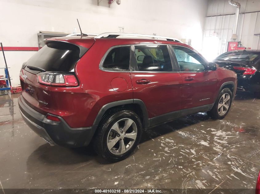 2019 JEEP CHEROKEE LIMITED 4X4