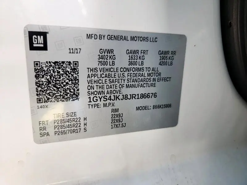 2018 CADILLAC ESCALADE ESV PREMIUM LUXURY  